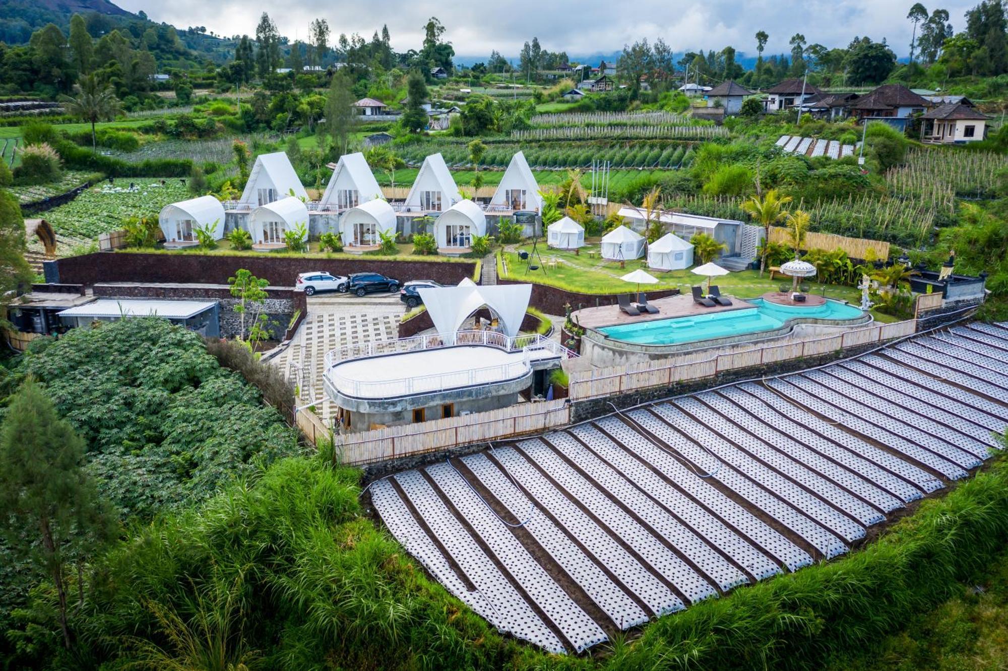 The Dewi Kintamani Luxury Glamping And Natural Hotspring מראה חיצוני תמונה
