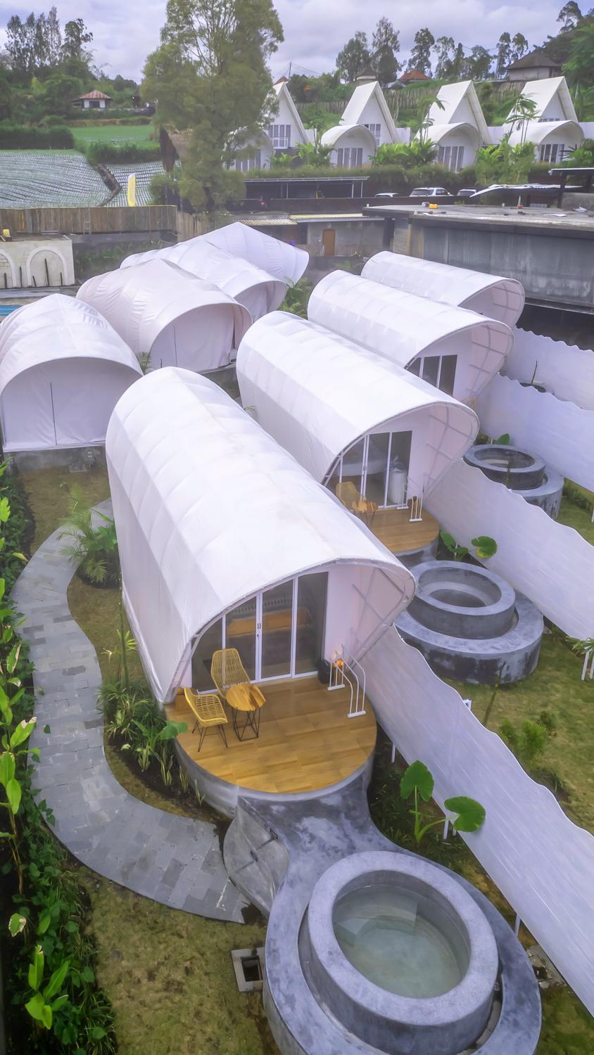 The Dewi Kintamani Luxury Glamping And Natural Hotspring מראה חיצוני תמונה